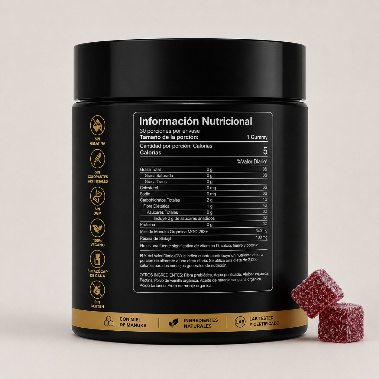 Shilajit Gummies – Energía Natural y Vitalidad en Cada Gominola